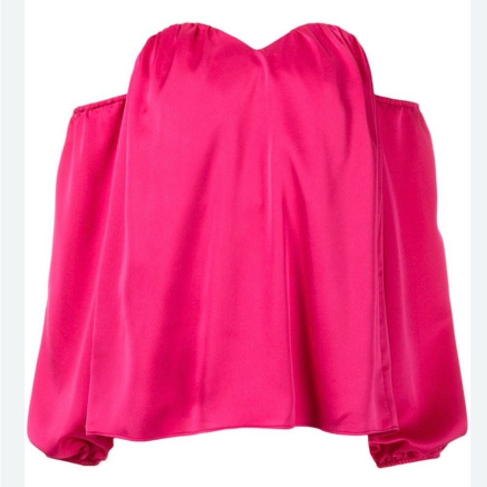 Milly Pink Off-Shoulder Women's Top